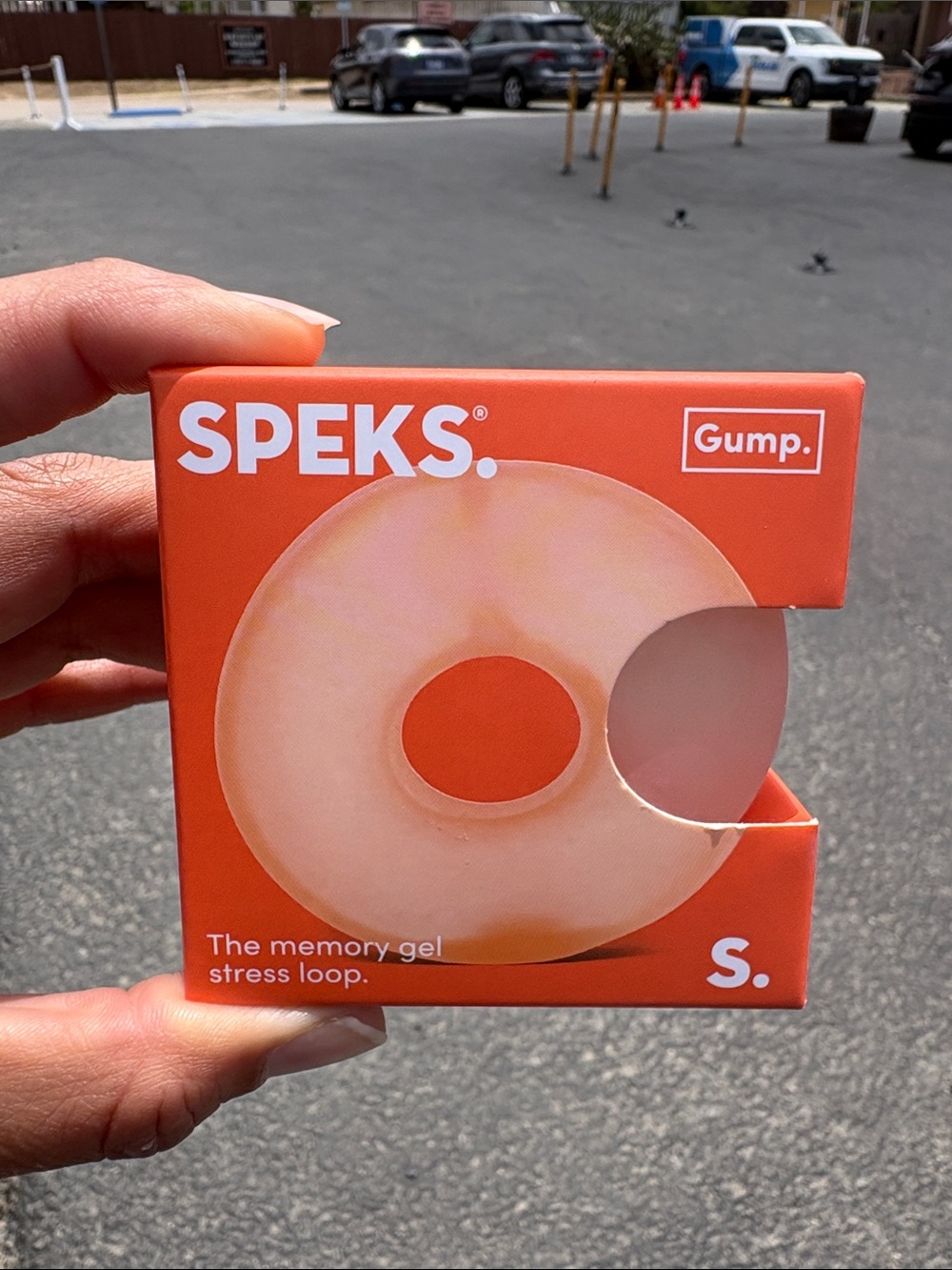 SPEKS Gump Memory Gel Stress Loop - Peach
